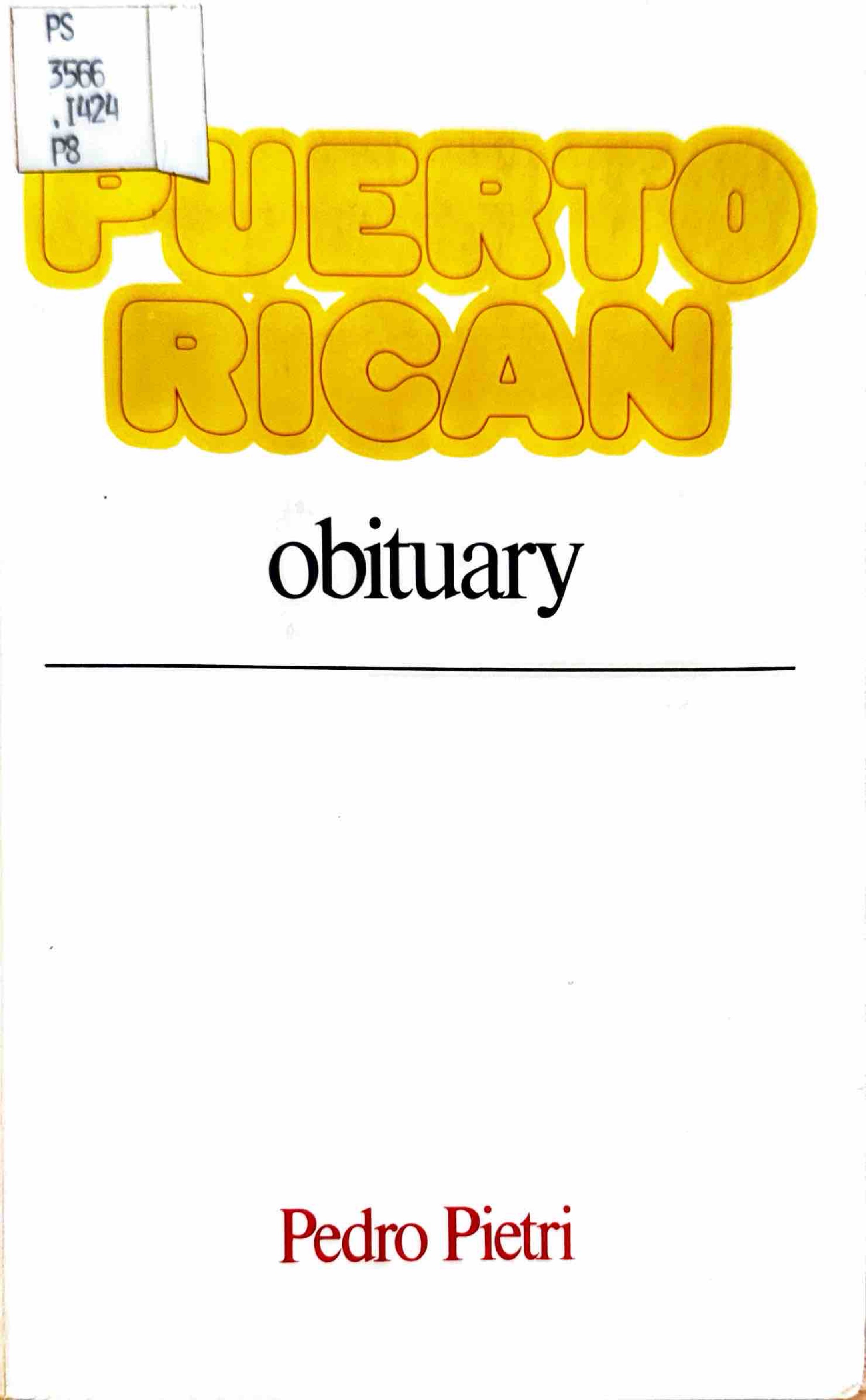 Puerto Rican Obituary